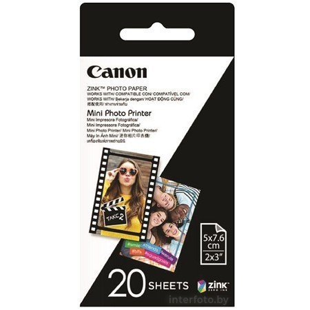 Фотобумага Canon Zink Paper ZP-2030 (20 листов) фото