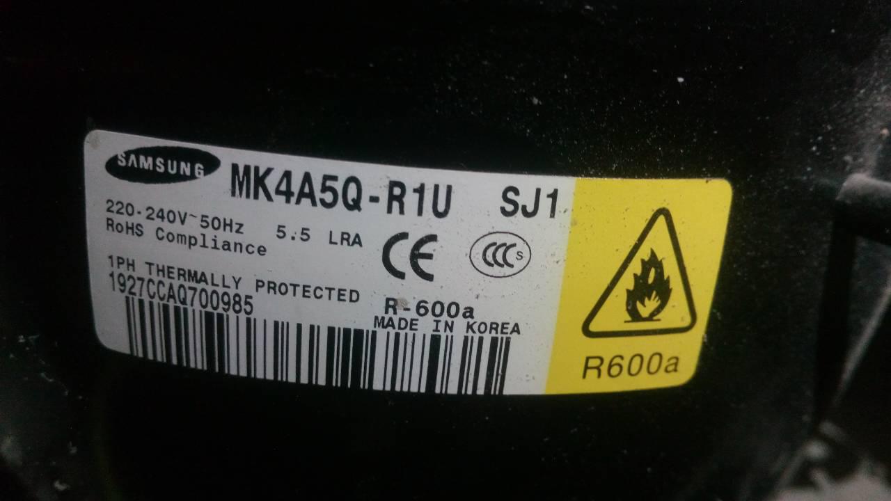 Samsung MK4A5QR1U/SJ5 COMPRESSOR; Компрессор , R-600A, 220-240V-50HZ, RSCR, ST фото