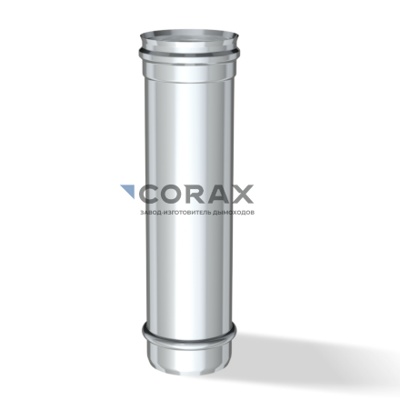 Дымоход одностенный CORAX AISI 430/0,8 0,25 м d 160 фото