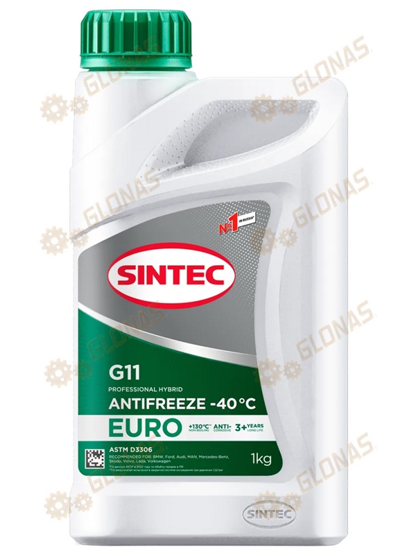 Sintec Antifreeeze Euro G11 1кг фото