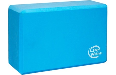 5494LW Блок для йоги Lite Weights (голубой) фото