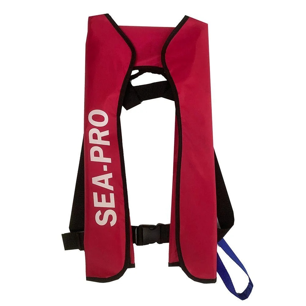 Автоматический надувной спасательный жилет Sea-Pro (красный) фото