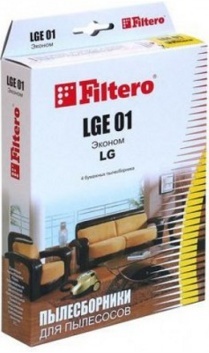 Мешок-пылесборник Filtero LGE 01(4) ЭКОНОМ для пылесосов LG, Cameron, Clatronic, Evgo, Polar, Scarlett фото