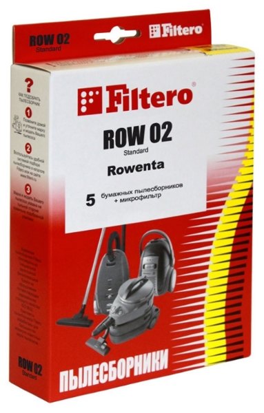 Мешок-пылесборник Filtero ROW 02(3) Standard для пылесосов Rowenta фото
