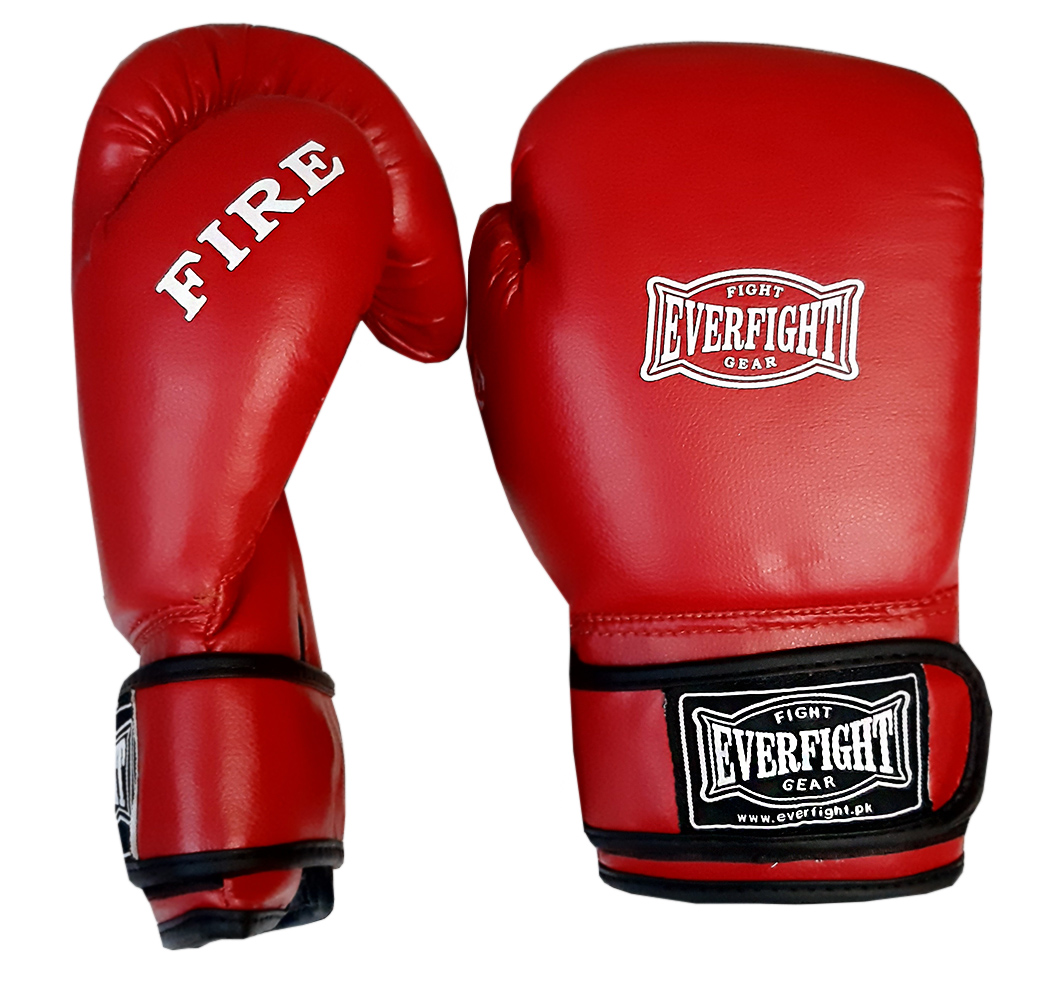 Боксерские перчатки EVERFIGHT EGB-536 FIRE Red (8 унц.) фото