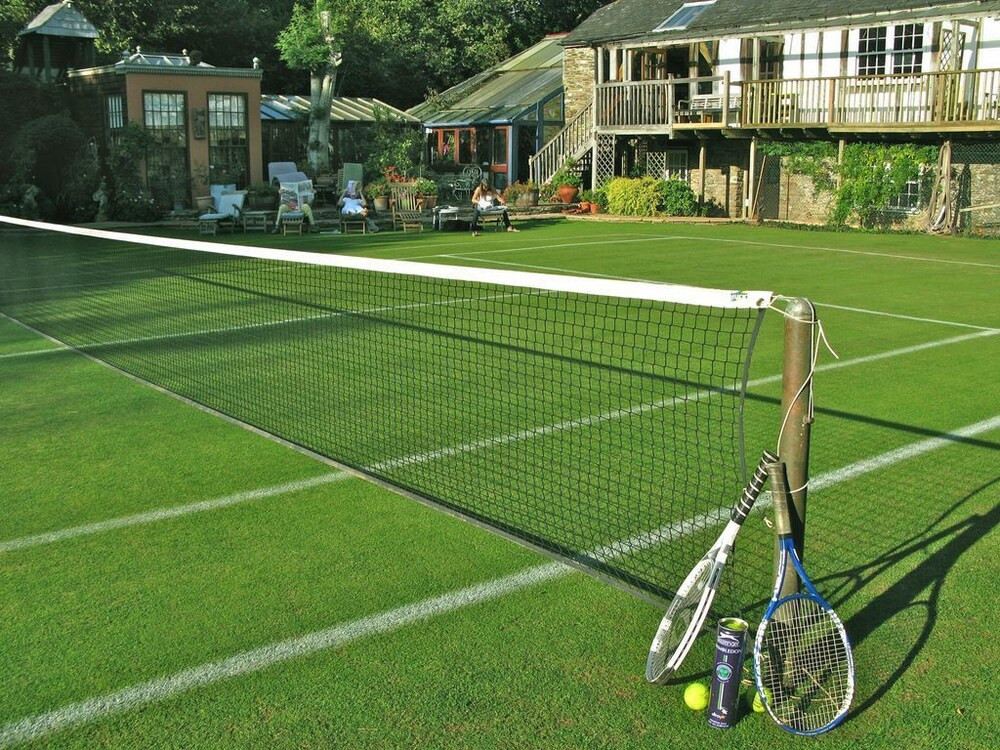 Сетка для большого тенниса зеленая (без тросса) FORA JAC9310 фото
