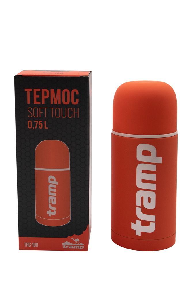 Термос Tramp Soft Touch 0,75 л (оранжевый) TRC-108ор фото