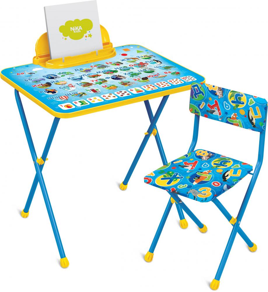 Комплект детской мебели складной НИКА КП2/9 Азбука (пенал,стол+мягкий стул) фото