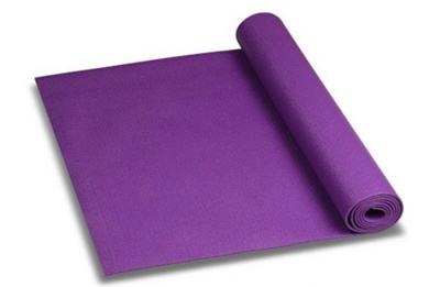 Коврик для фитнеса гимнастический INDIGO YG05-PU 5мм (фиолетовый) фото